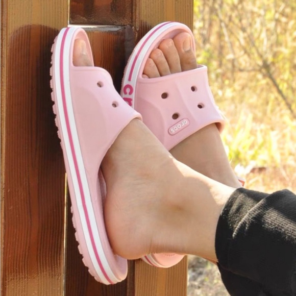 CROCS Shoes - Crocs Bayaband Slide Ballerina Pink/Candy Pink size 9 new